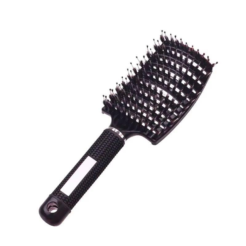 Nylon Bristle Wet  Curly Hair Detangling Brush 7