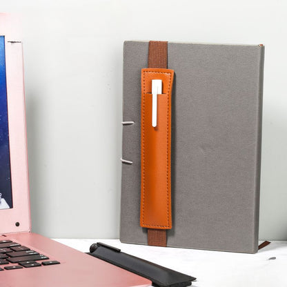 Pen Holder For Notebook Leather Adjustable Elastic Band Pen Pouch For Planner 1