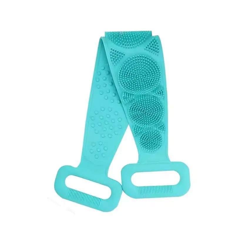 Massage Shower Belt Rubbing Back Peeling Silicone Back Brushes For Skin Clean 5