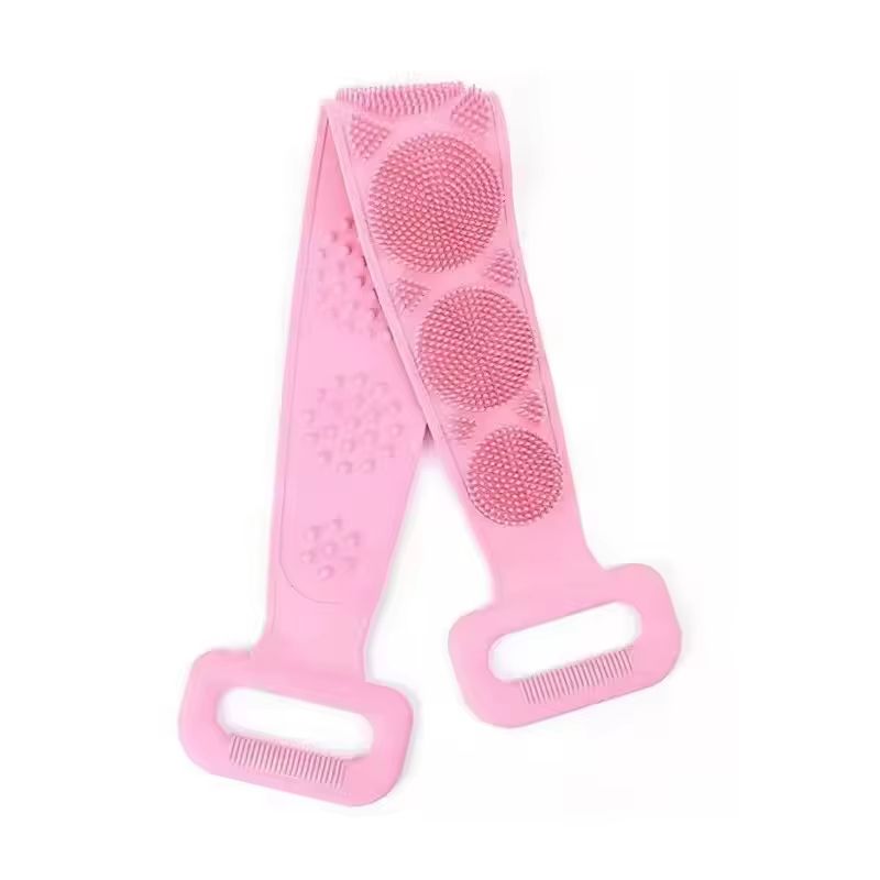 Massage Shower Belt Rubbing Back Peeling Silicone Back Brushes For Skin Clean 7