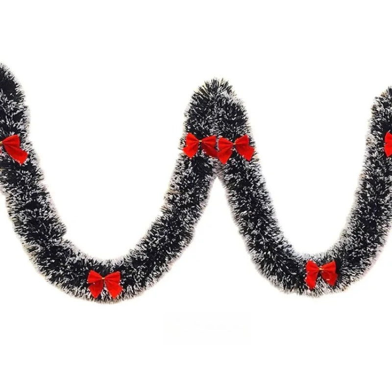 Christmas Eve Decoration Ribbon Garland For Bar Tops Wedding Party Christmas Tree Kitchen Ornaments 5