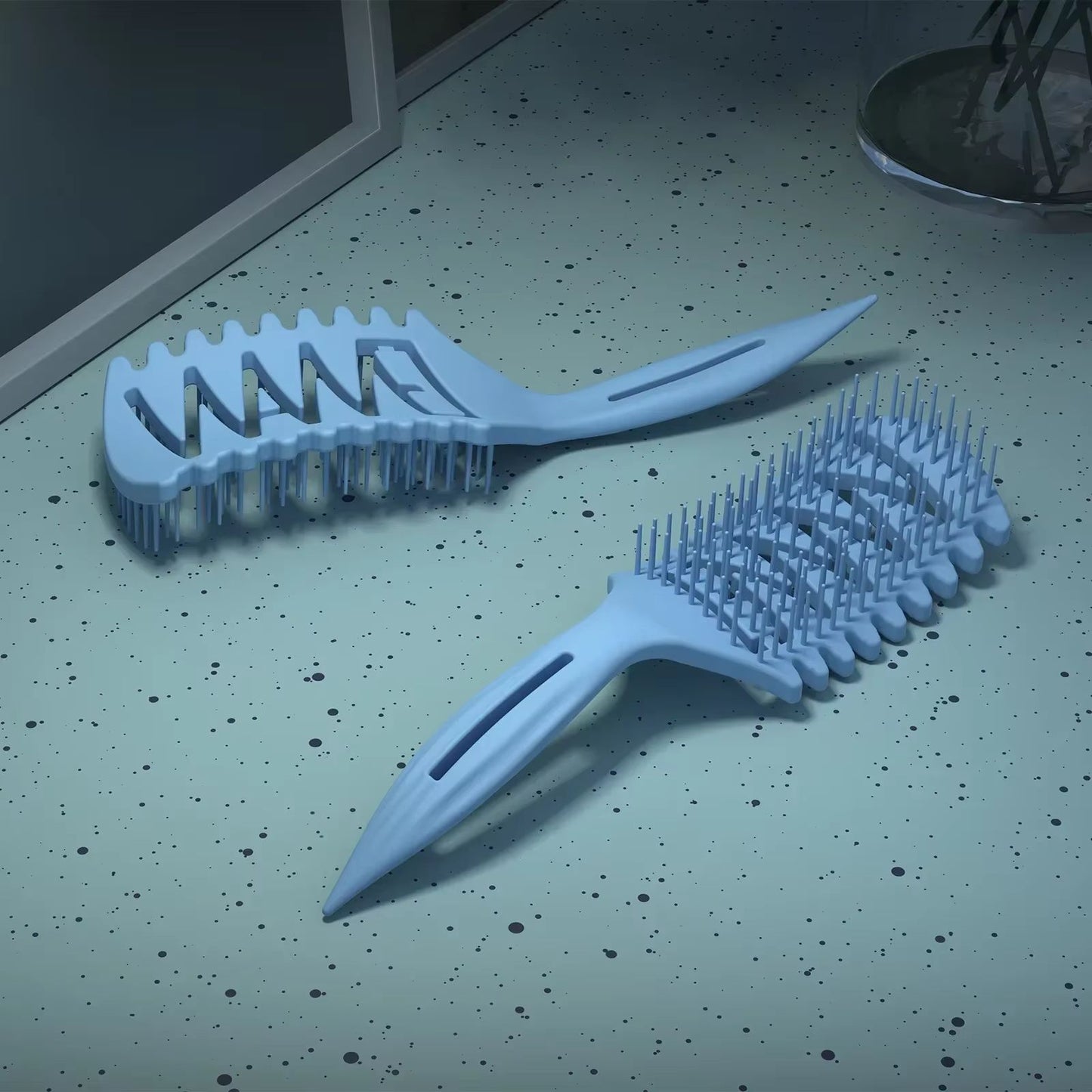 WANMEI Hollow Detangling Brush For Curly  Wet Hair 3