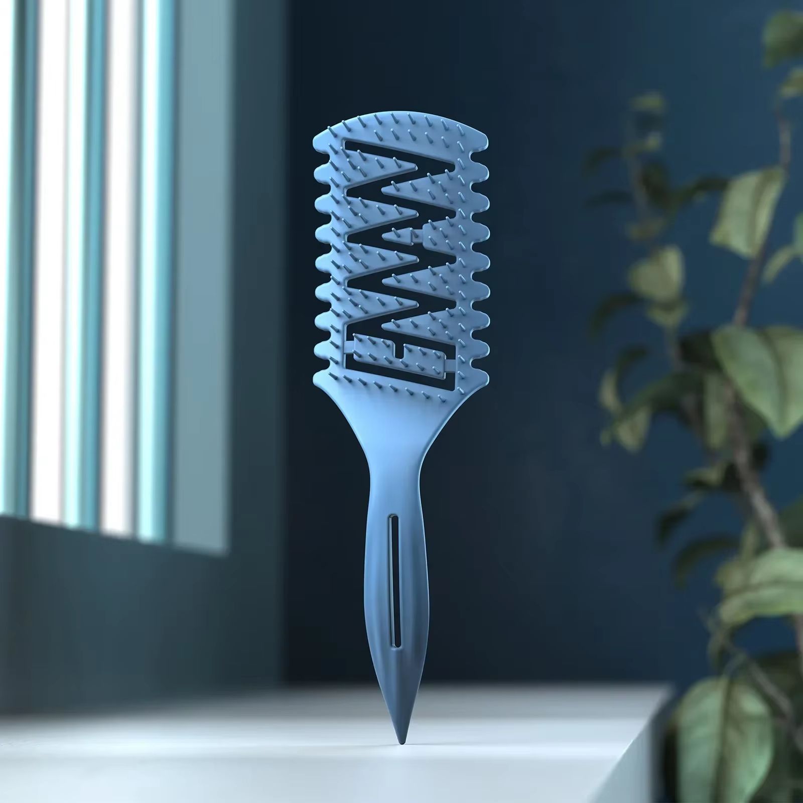 WANMEI Hollow Detangling Brush For Curly  Wet Hair 4