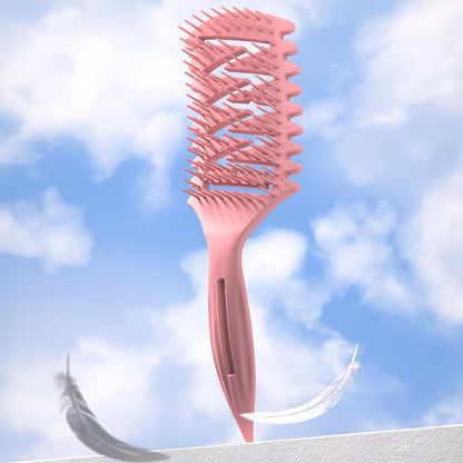 WANMEI Hollow Detangling Brush For Curly  Wet Hair 8