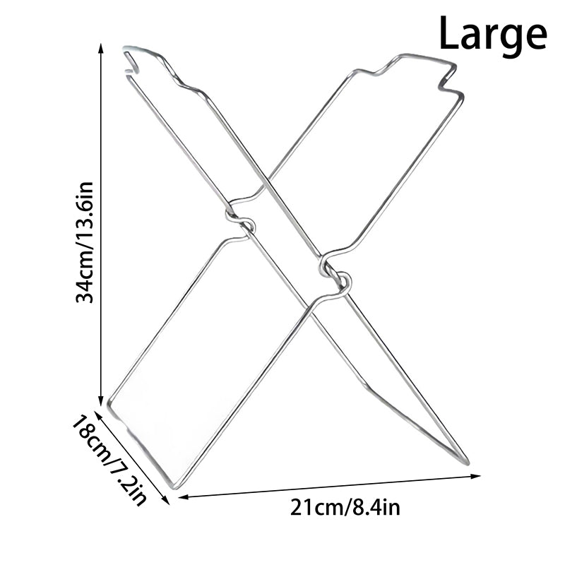 Foldable Outdoor Kitchen Garbage Rack With Freshkeeping Bag Holder 6