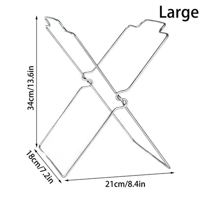 Foldable Outdoor Kitchen Garbage Rack With Freshkeeping Bag Holder 6
