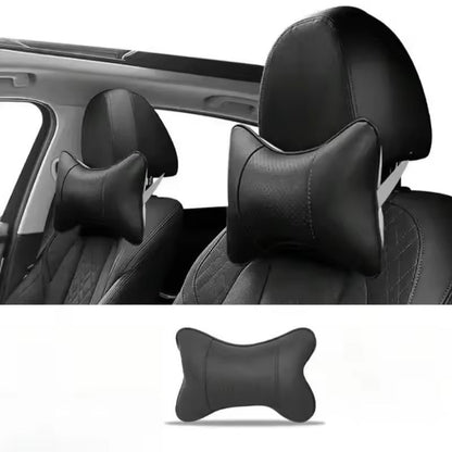 Breathable Mesh Headrest Pillow Car Seat Neck  Head Support Cushion For Driver  Passenger Comfort 1