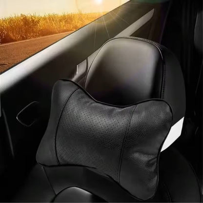 Breathable Mesh Headrest Pillow Car Seat Neck  Head Support Cushion For Driver  Passenger Comfort 4