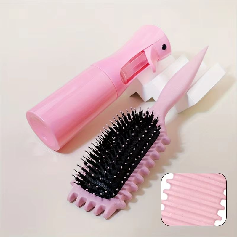 AllinOne Detangling Candy Brush  Continuous Mist Spray Hair Care Kit 7