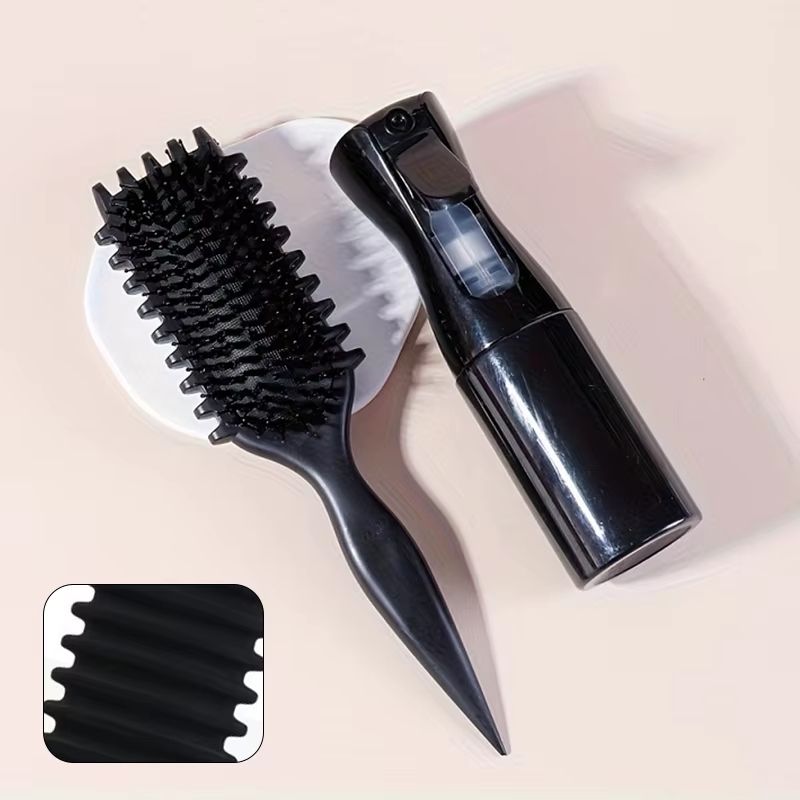 AllinOne Detangling Candy Brush  Continuous Mist Spray Hair Care Kit 8