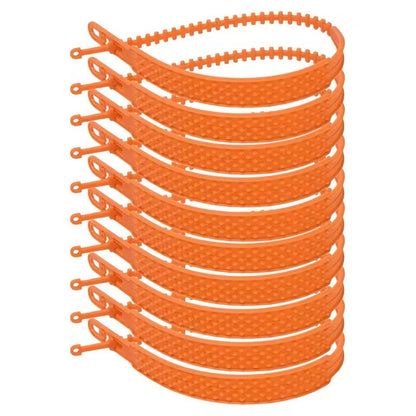 Plastic Snow Chains For Car Tires AntiSlip Winter Wheel Chains 10  20Piece Set For Snow Ice  Mud 2