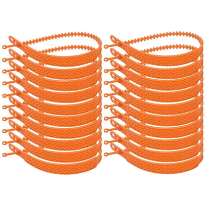 Plastic Snow Chains For Car Tires AntiSlip Winter Wheel Chains 10  20Piece Set For Snow Ice  Mud 3