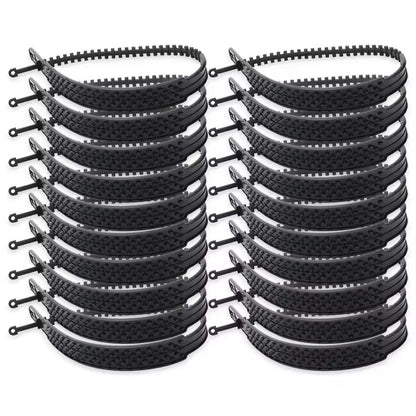 Plastic Snow Chains For Car Tires AntiSlip Winter Wheel Chains 10  20Piece Set For Snow Ice  Mud 5