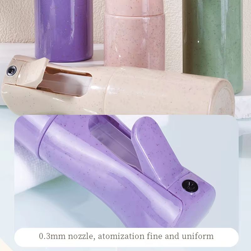 Eco Wheat Straw 200 Ml Refillable Hair Mist Spray Bottle 4