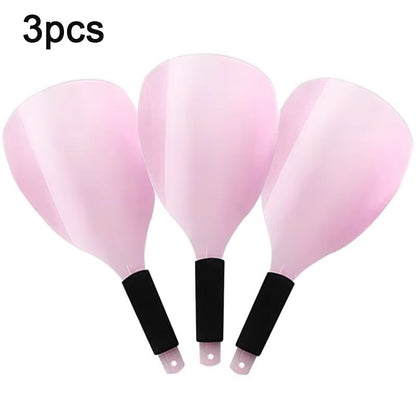 Salon Plastic Haircut Face Shield With Handle 6