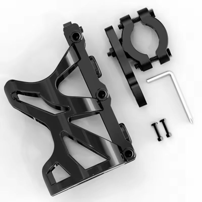 Universal Bicycle & Motorcycle Water Bottle Cage Durable Drink Holder (ABS) with Screws & Tool