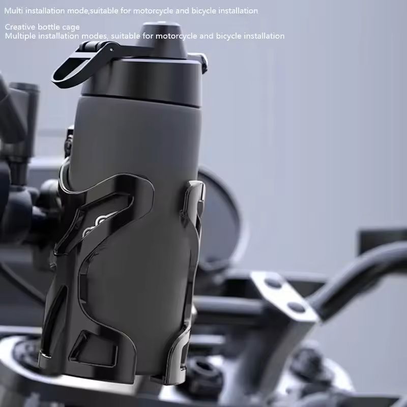 Universal Bicycle  Motorcycle Water Bottle Cage Durable Drink Holder ABS With Screws  Tool 1