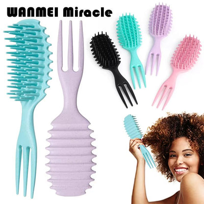 Curly Care 3 in 1 Detangling And Curl Defining Brush
