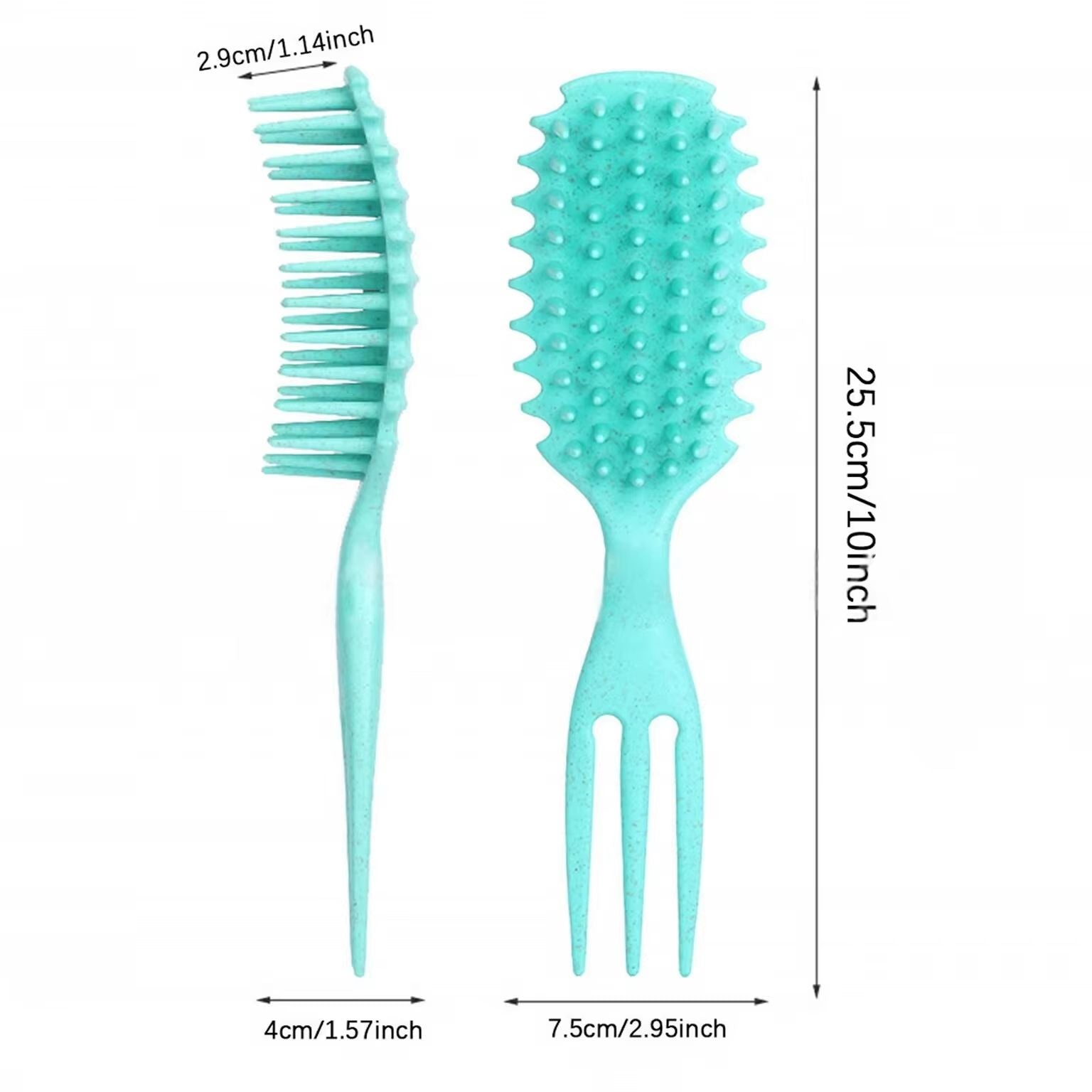 Curly Care 3 In 1 Detangling And Curl Defining Brush 1