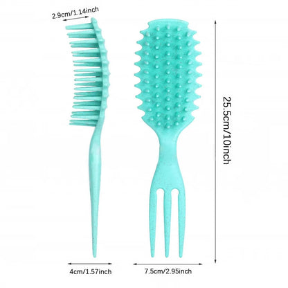 Curly Care 3 In 1 Detangling And Curl Defining Brush 1