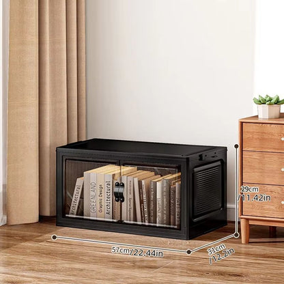 2240in Foldable Double Door Multi Layer Storage Box Organizer 6