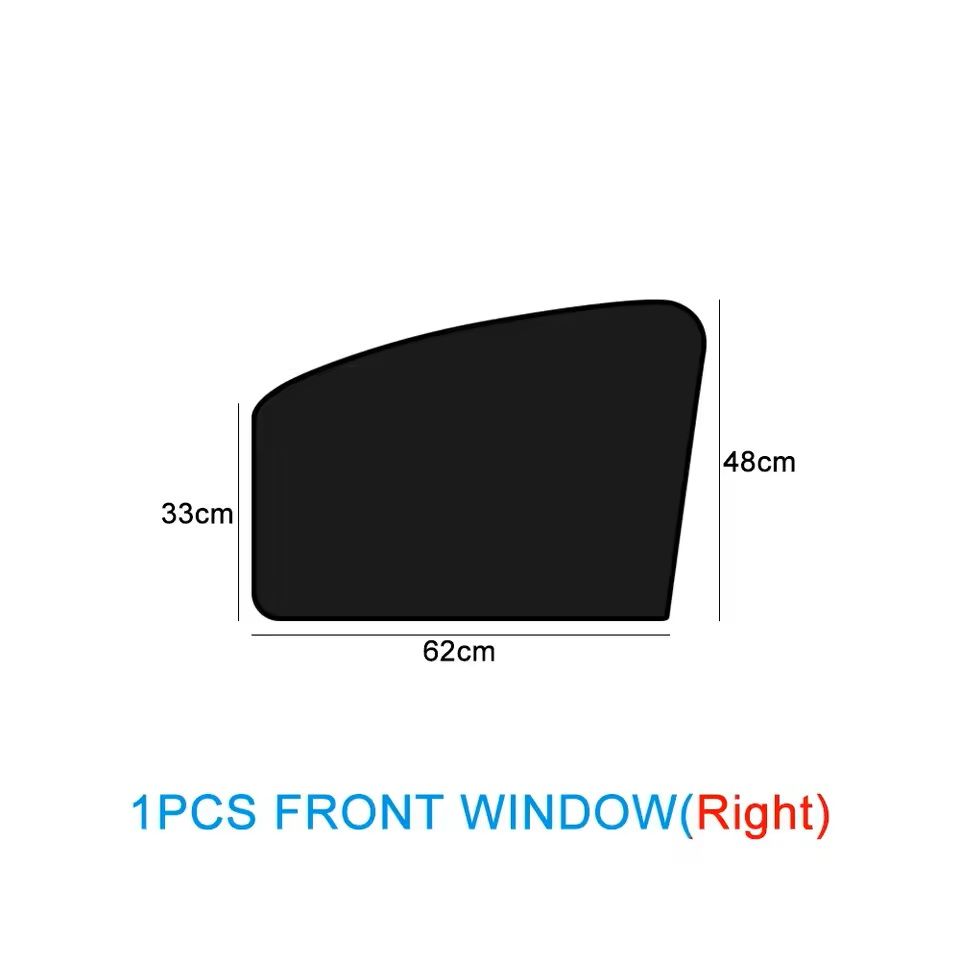 Magnetic Car Sunshade UVBlocking Window Curtain With DoubleSided Protection For Cars  SUVs 1