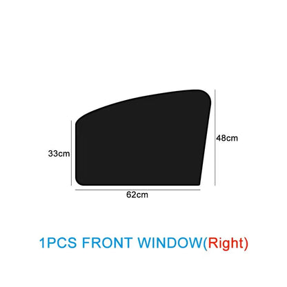 Magnetic Car Sunshade UVBlocking Window Curtain With DoubleSided Protection For Cars  SUVs 1