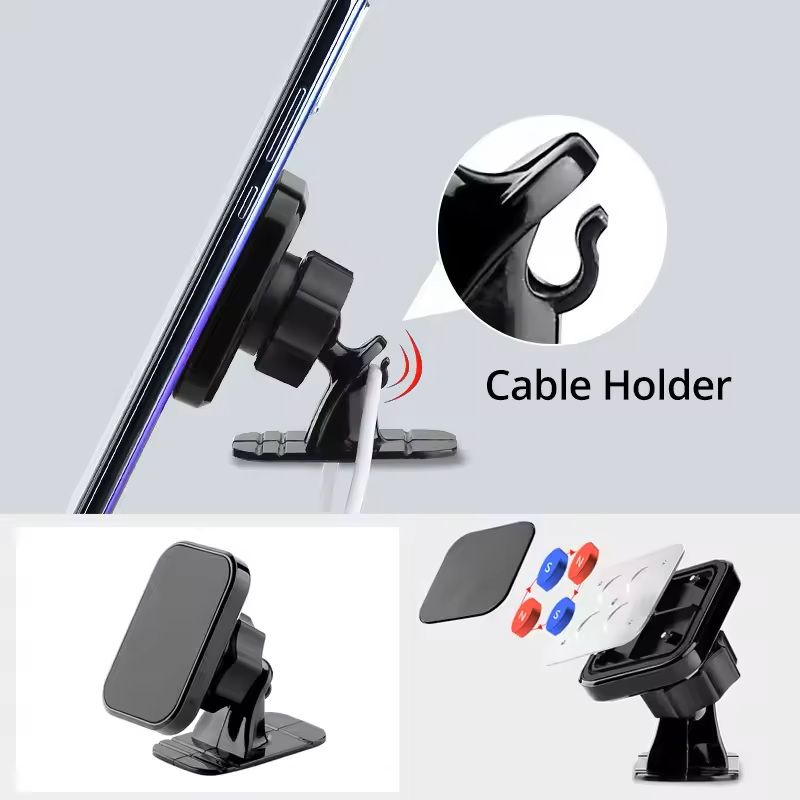 Magnetic Car Air Vent Phone Holder Strong Magnet Mount For IPhone Samsung  GPS Navigation 2
