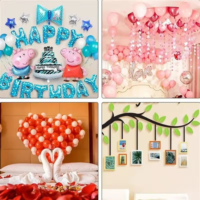 Transparent DoubleSided Adhesive Dots  Removable Balloon Glue For Party Decor 1002000pcs 1