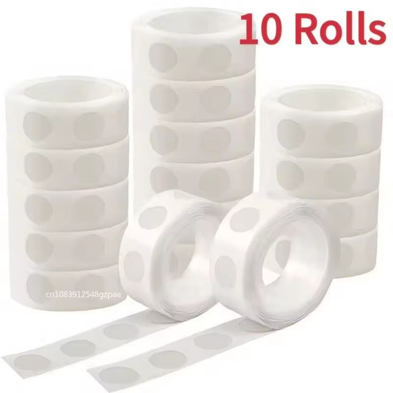 Transparent DoubleSided Adhesive Dots  Removable Balloon Glue For Party Decor 1002000pcs 8