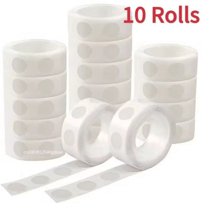Transparent DoubleSided Adhesive Dots  Removable Balloon Glue For Party Decor 1002000pcs 8
