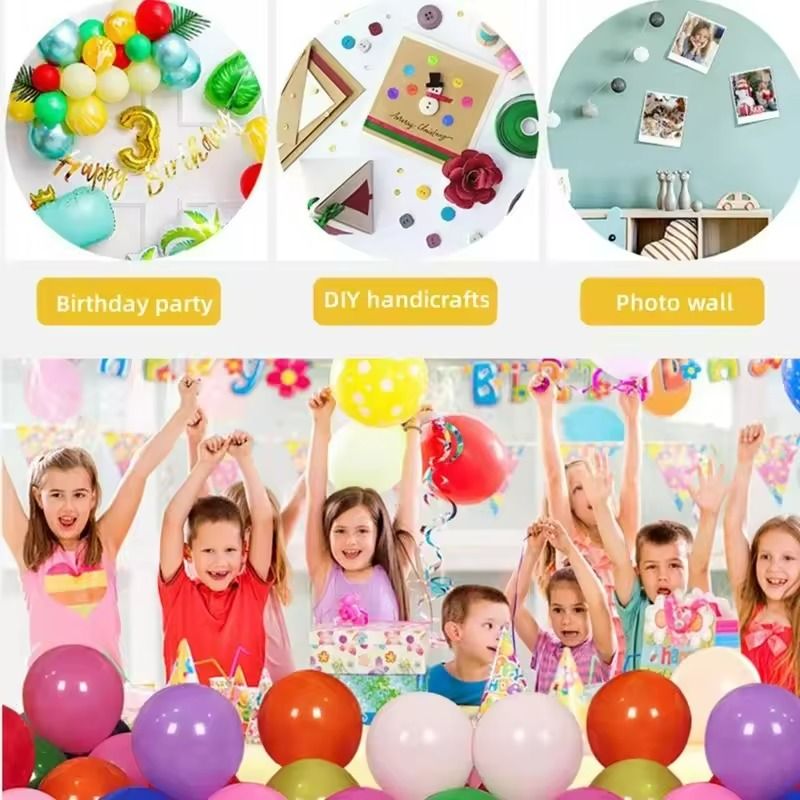 Transparent DoubleSided Adhesive Dots  Removable Balloon Glue For Party Decor 1002000pcs 3