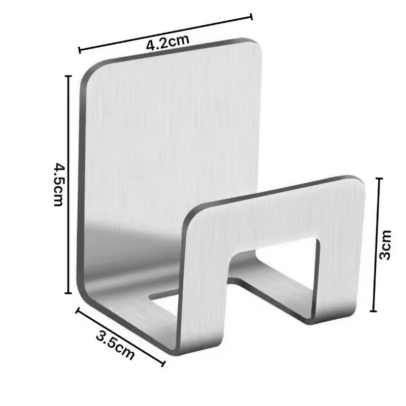Stainless Steel Sponge Holder  SelfAdhesive Sink Drying Rack  Kitchen Organizer 5