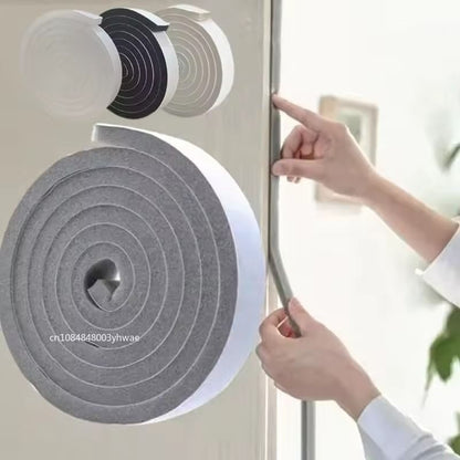 Foam Weather Stripping Tape – 2M Self-Adhesive Door & Window Seal (Windproof & Sound-Proof)