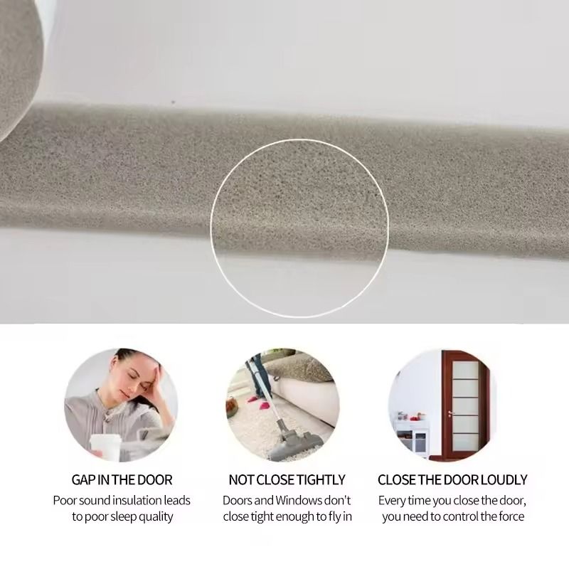 Foam Weather Stripping Tape  2M SelfAdhesive Door  Window Seal Windproof  SoundProof 5