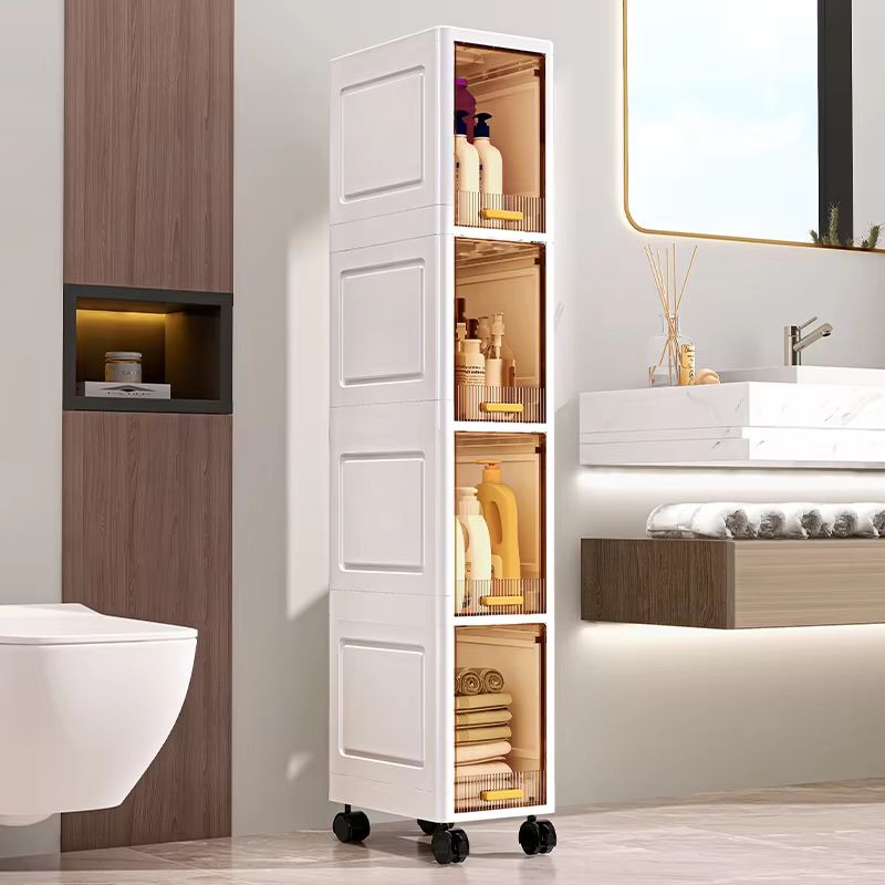 SlimFit 787in Narrow Rolling Storage Cabinet With Wheels 4