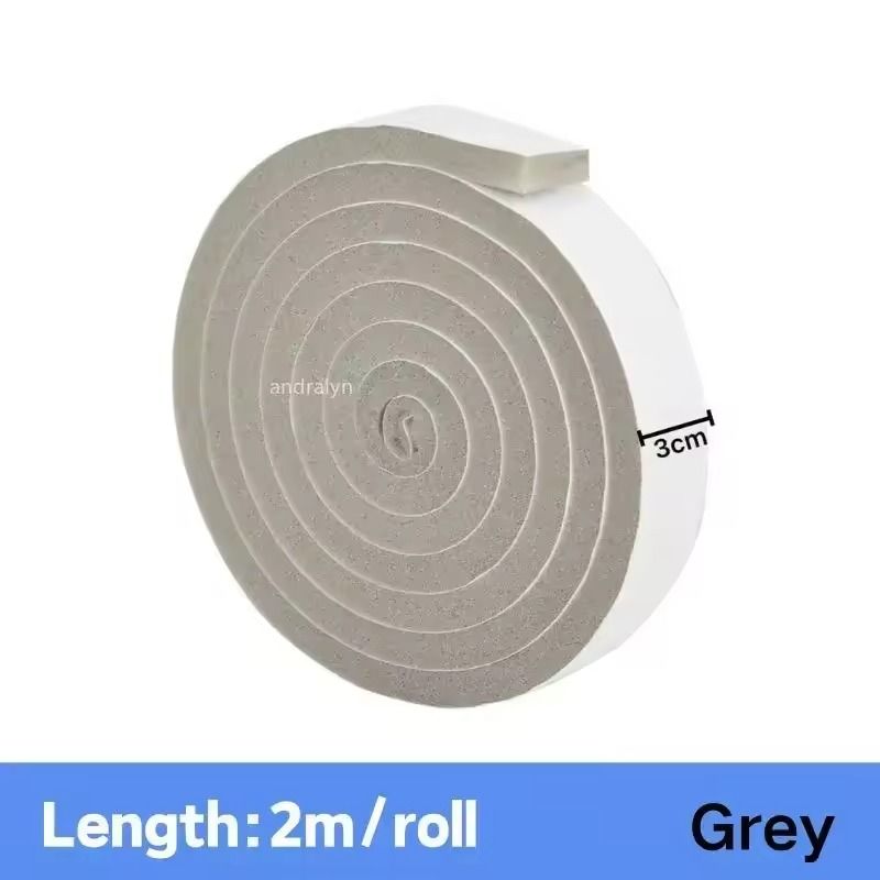 Foam Weather Stripping Tape  2M SelfAdhesive Door  Window Seal Windproof  SoundProof 11