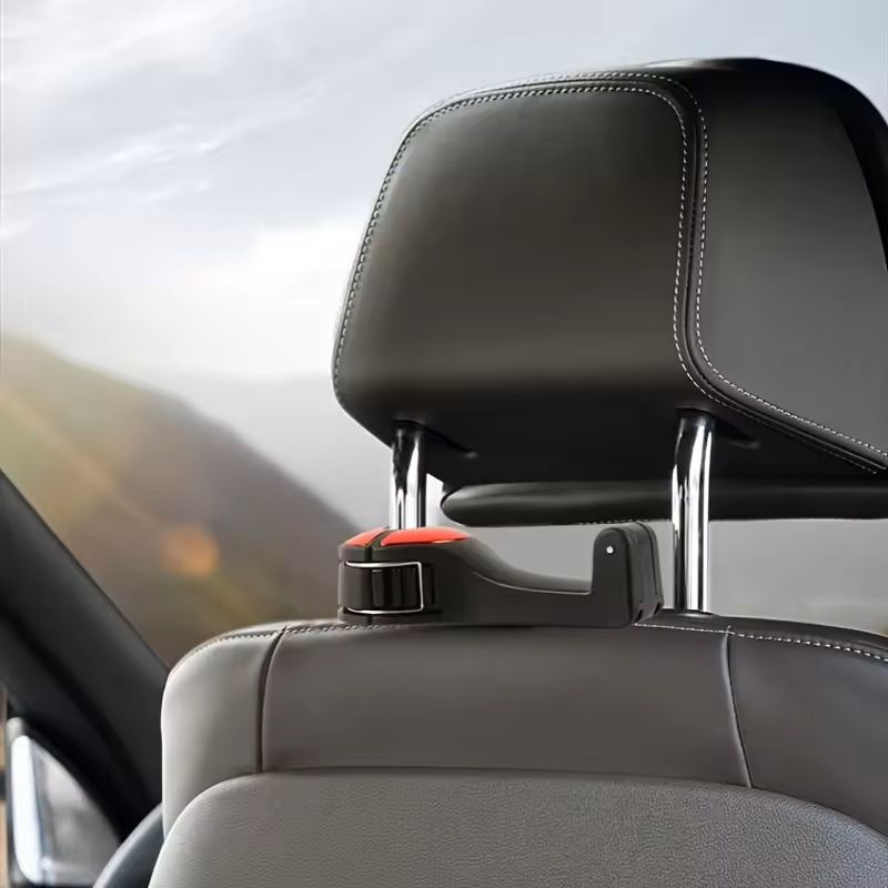 Multifunction Headrest Phone Holder  Hook Adjustable Rear Seat Car Mount For Phones GPS  Bags 1