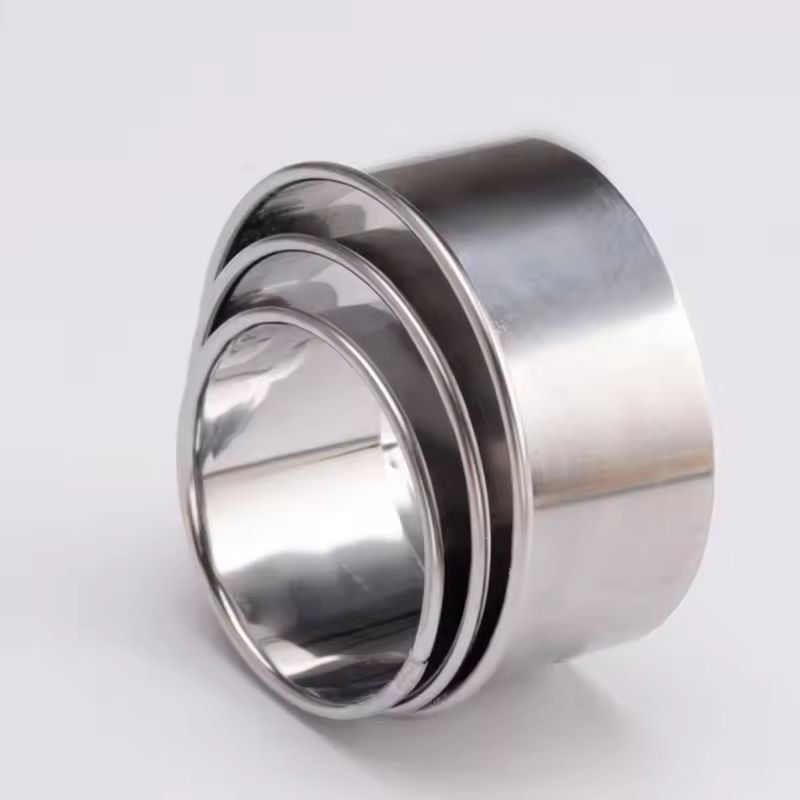 Premium 3Piece Stainless Steel Round Dough  Cookie Cutter Set 6