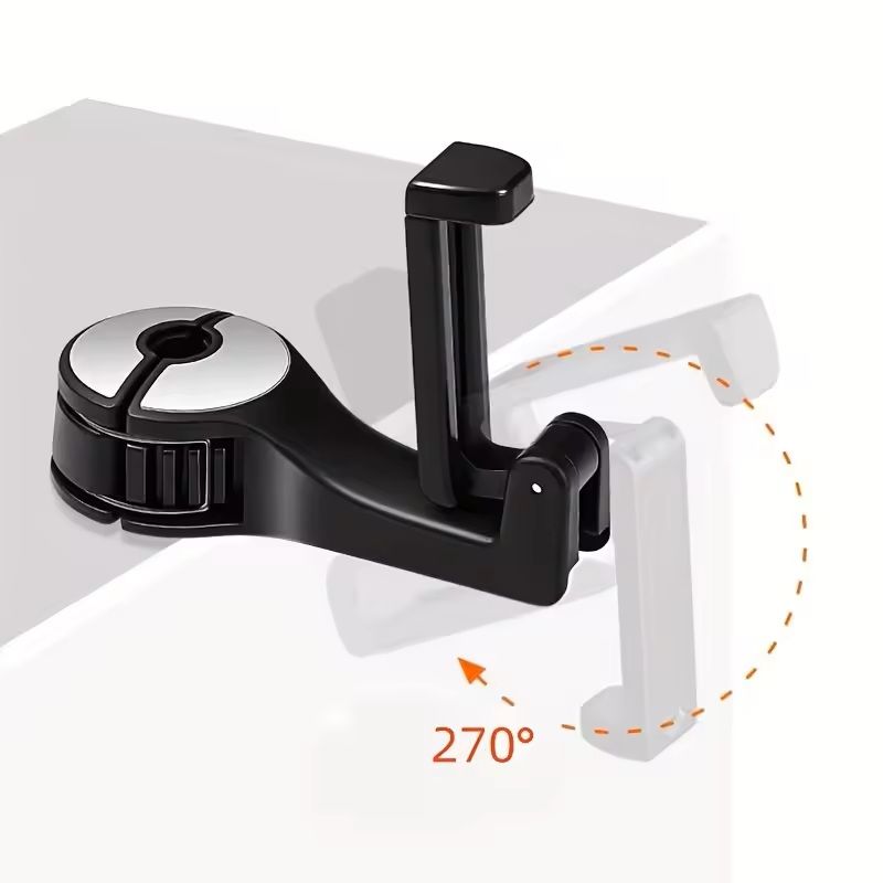 Multifunction Headrest Phone Holder  Hook Adjustable Rear Seat Car Mount For Phones GPS  Bags 6
