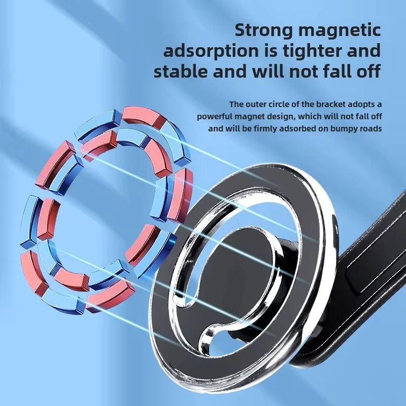 MagSafeCompatible Magnetic Car Phone Holder Universal Dashboard  Vent Mount For IPhone  Samsung GPS 6