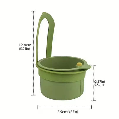 Smart PressType Sink Strainer  Draining Basket  MultiPurpose Kitchen  Bathroom Organizer 5