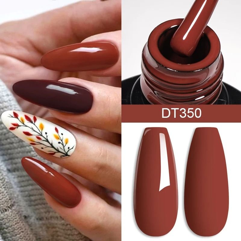 7ml Red Gel Nail Polish  Crystal Shine SemiPermanent UVLED SoakOff 10