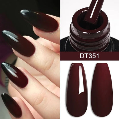 7ml Red Gel Nail Polish  Crystal Shine SemiPermanent UVLED SoakOff 8