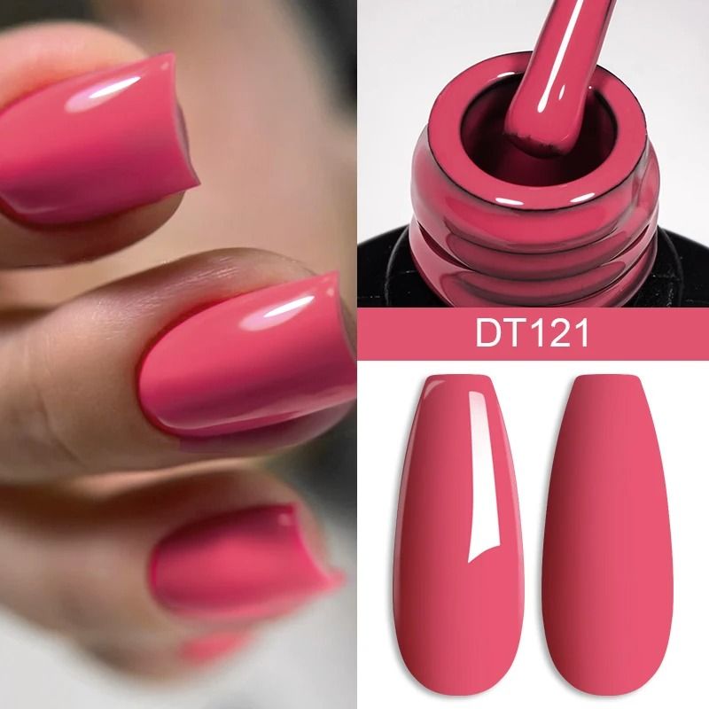 7ml Red Gel Nail Polish  Crystal Shine SemiPermanent UVLED SoakOff 15