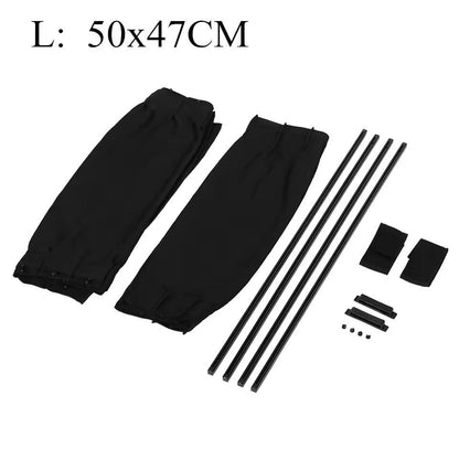 2Pack Universal Car Sunshade Curtains Foldable Side Window Covers For UV Protection  Privacy Cars S 6