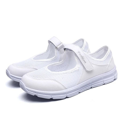 Womens Breathable Vulcanized Walking Shoes  Lightweight Mesh Slip Resistant All Day Comfort 9