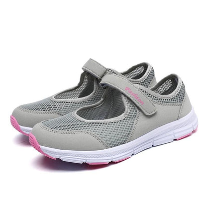 Womens Breathable Vulcanized Walking Shoes  Lightweight Mesh Slip Resistant All Day Comfort 7