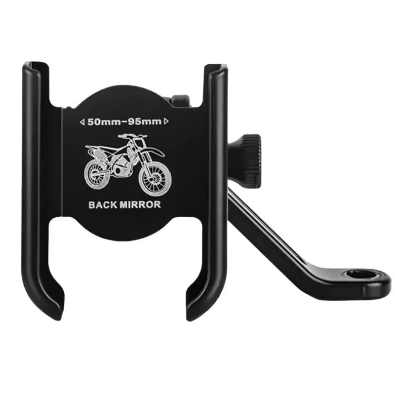 Aluminum Handlebar Phone Holder Motorcycle  Bicycle GPS Mount Bracket With Adjustable Clip For Smar 4