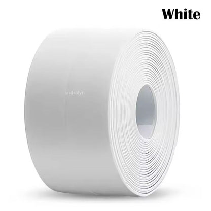 PVC Waterproof SelfAdhesive Sealing Tape  OilProof Caulk Strip For Kitchen  Bathroom 7